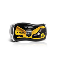 Губка відновлююча хвиля для взуття із гладкої шкіри Barton чорна