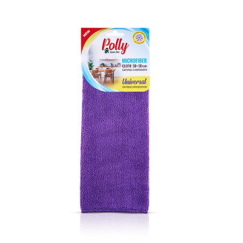 Ганчірка з мікрофібри Polly фіолетова 30x30 см