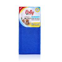 Ганчірка з мікрофібри Polly синя 30x40 см