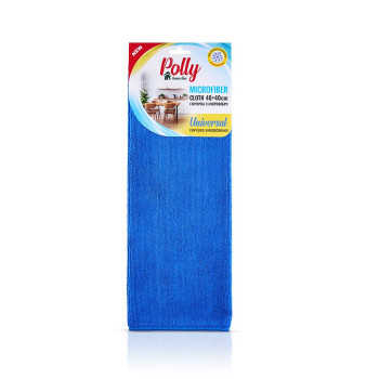 Ганчірка з мікрофібри Polly синя 40x40 см