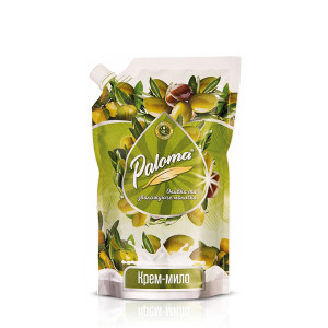 Рідке крем-мило PALOMA Оливкове та зволожуюче молочко (дой-пак) 500 мл