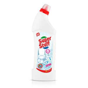 Гель для чищення унітазів SUPER STUFF EXTRA WHITE 1000мл