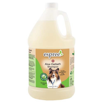 Espree Aloe Oatbath Medicated Shampoo - шампунь Эспри для собак и кошек с протеинами овса и алоэ вера 3,79 л
