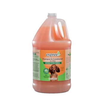 Espree Shampoo & Conditioner for bathing Systems - шампунь-кондиционер 2в1 Эспри для собак универсальный 3,79л