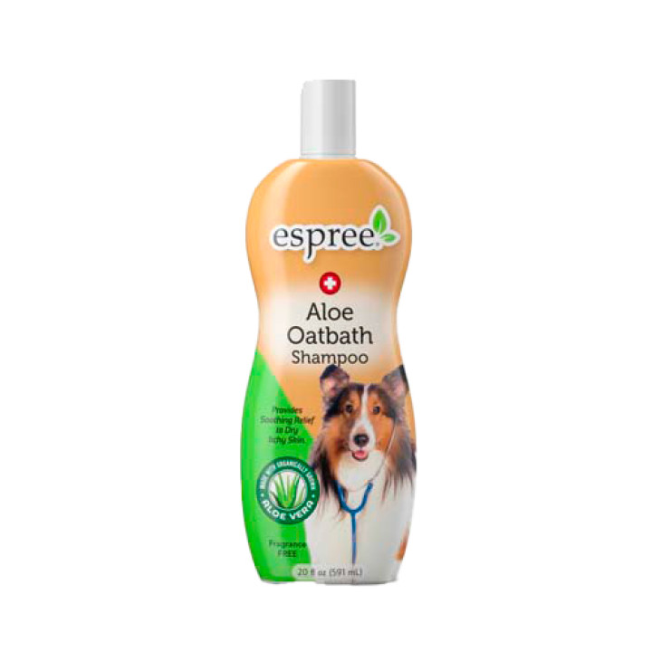 Espree Aloe Oatbath Medicated Shampoo - шампунь Эспри для собак и кошек с протеинами овса и алоэ вера 591 мл