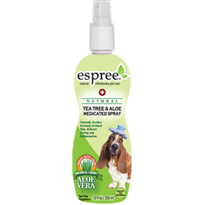 Espree Tea Tree & Aloe Spray - спрей Эспри при зуде и раздражениях для собак 355 мл (e01075)