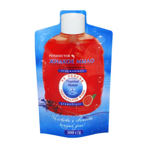 Рідке мило з гліцерином «Грейпфрут» освіжальне (дой-пак) 300 г (4820058763353)
