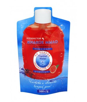 Жидкое мыло с глицерином «Грейпфрут» освежающее (дой-пак) 300 г (4820058763353)