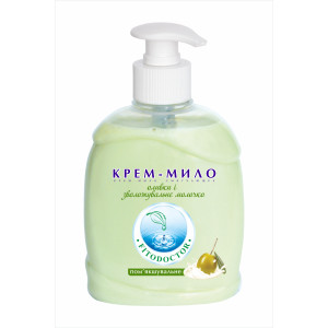Крем-мило «Оливки і зволожувальне молочко» пом'якшувальне 300 г (4820215052337)