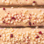 Батончик в белом шоколаде Fizi Cherry+Cookie dough 45г