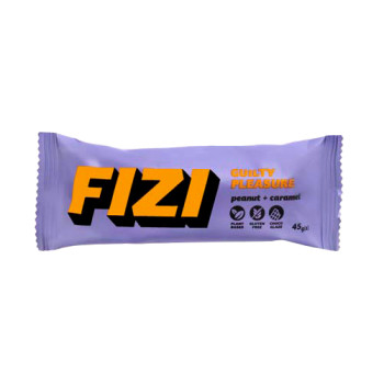 Батончик в шоколадной глазури Fizi Peanut+caramel 45г