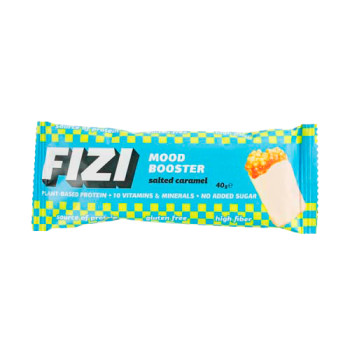Батончик в белой глазури Fizi Salted Caramel 45г