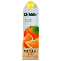 Нектар Світанок апельсиновий неосвітлений пастеризований TGA 0,95 л