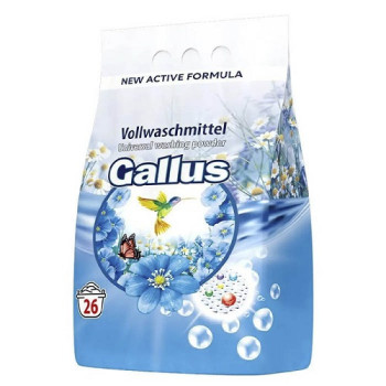Стиральный порошок Gallus Vollwaschmittel Универсальный 1,7 кг (4251415303002)