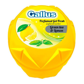 Освежитель воздуха гелевый Gallus Green tea & Lemon 150г (4251415301756)