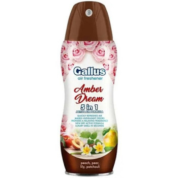 Освежитель воздуха Gallus Amber Dream 5в1, 300 мл (4251415302050)