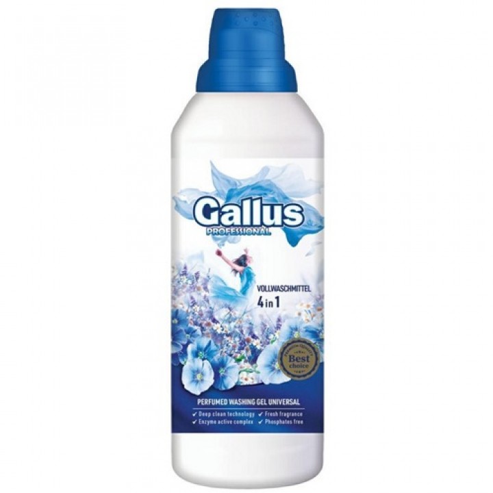 Гель для прання Gallus Professional Concentrated Universal 4в1 1 л (4251415303156)