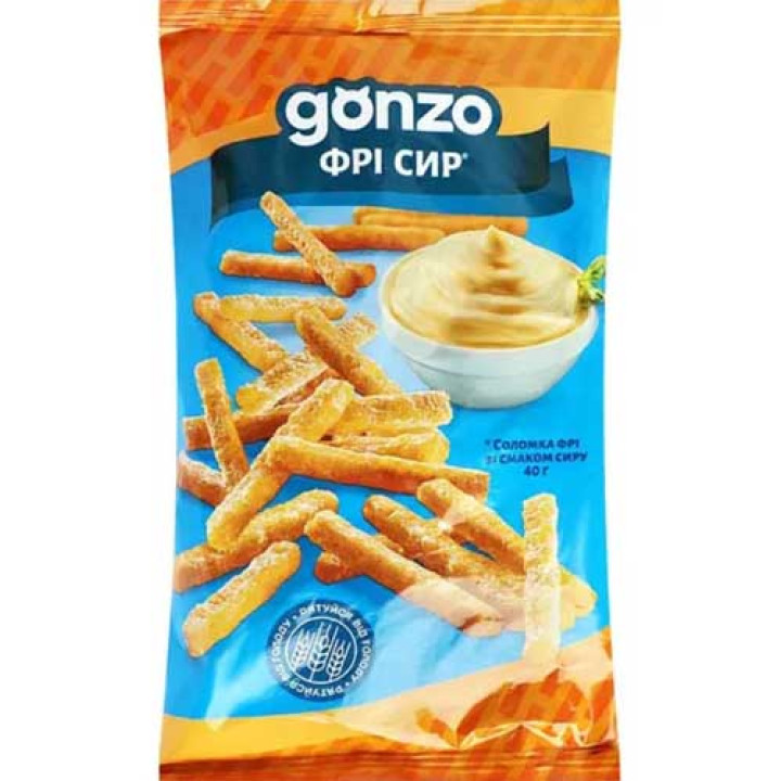 Соломка фри Gonzo со вкусом сыра 40г