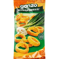 Кукурудзяні кільця Gonzo зі смаком цибулі 150г