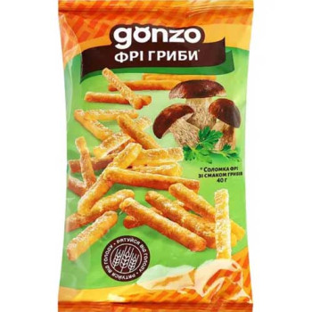 Соломка фри Gonzo со вкусом грибов 40г