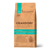 Сухий корм Grandorf Living Probiotics 4 Meat Medium&Maxi 4 види м'яса з пробіотиками для собак середніх і великих порід 10 кг
