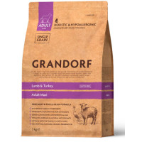 Сухой корм Grandorf Lamb and Turkey Maxi с ягненком и индейкой для собак крупных пород 10 кг