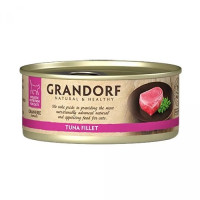 Вологий корм для котів Grandorf Tuna Fillet філе тунця, 70 г