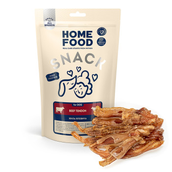 Лакомство для собак HOME FOOD Жила говяжья, 80 г