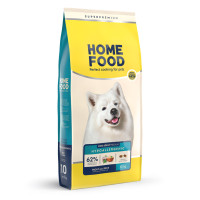 Гипоаллергенный сухой корм HOME FOOD для взрослых собак средних пород Форель и рис Hypoallergenic, 10 кг