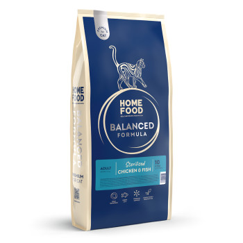 Сухий корм HOME FOOD для стерилізованих/кастрованих дорослих котів 