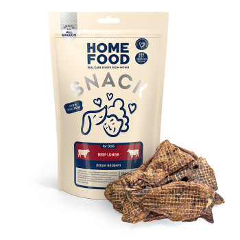 Лакомство для собак HOME FOOD Легкие говяжьи, 80 г