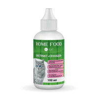 Фітомін для котів HOME FOOD екстракт Ехінацея для укріплення захисних функцій організму, 100 мл