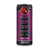 Напій безалкогольний енергетичний газований Hell Black Cherry 250 ml