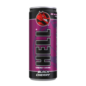 Напій безалкогольний енергетичний газований Hell Black Cherry 250 ml