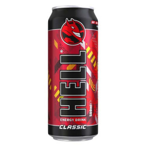 Напій безалкогольний енергетичний газований напій Hell (класичний) 500 ml