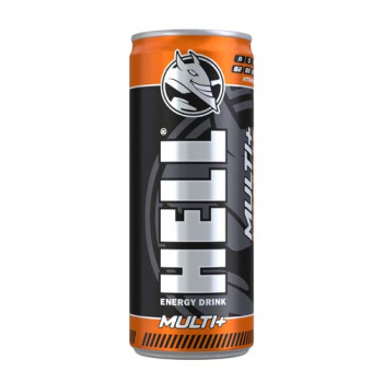 Напій безалкогольний енергетичний газований Hell Multi + 250 ml Напій безалкогольний енергетичний газований Hell Multi + 250 ml