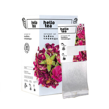 Чай травяной Hello Tea Чайная роза 20шт/уп. (4820230480078)