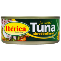Тунець Iberica салатний в соняшниковій олії 150 г