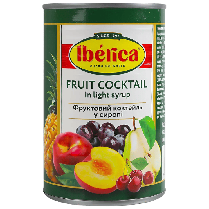 Фруктовий коктейль в сиропі Iberica 410 г