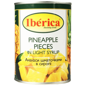 Ананаси Iberica шматочками 565 г