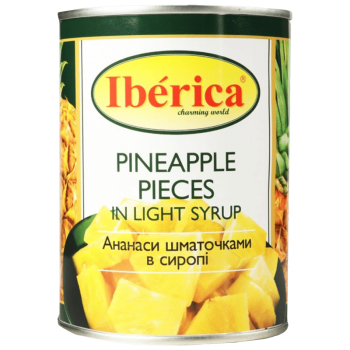 Ананаси Iberica шматочками 565 г