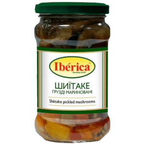 Гриби грузді (шиітаке) Iberica мариновані с/б 314 мл
