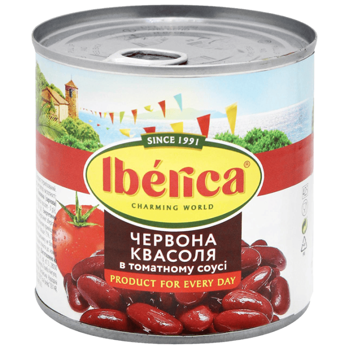 Квасоля Iberica червона у т/с 400 г