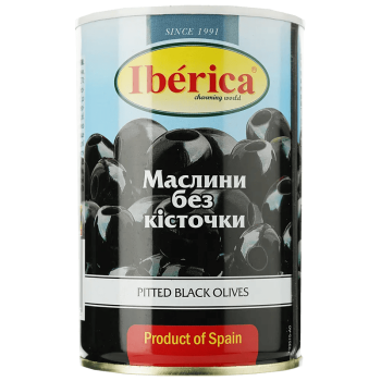 Маслини Iberica без кісточки 420 г