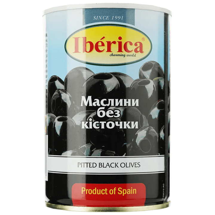 Маслини Iberica без кісточки 420 г