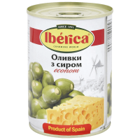 Оливки Iberica econ з сиром 280 г