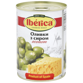 Оливки Iberica econ з сиром 280 г