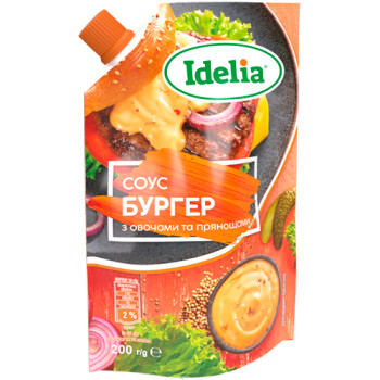 Соус Idelia Бургер 200 г (4820071649115)