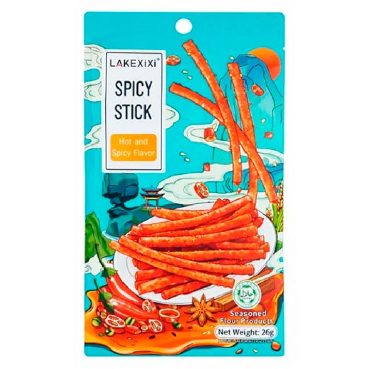 Снек Латяо Lakexixi Spicy Stick острые палочки, 26 г