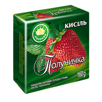 Кисель в брикете "Ласочка" Клубничка 160 г